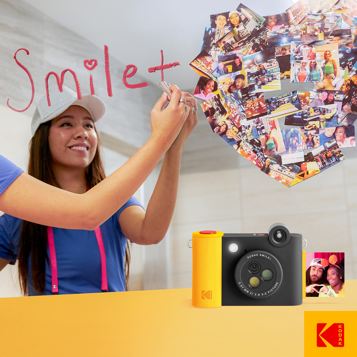 Zachyťte a tiskněte úsměvy s KODAK Smile+