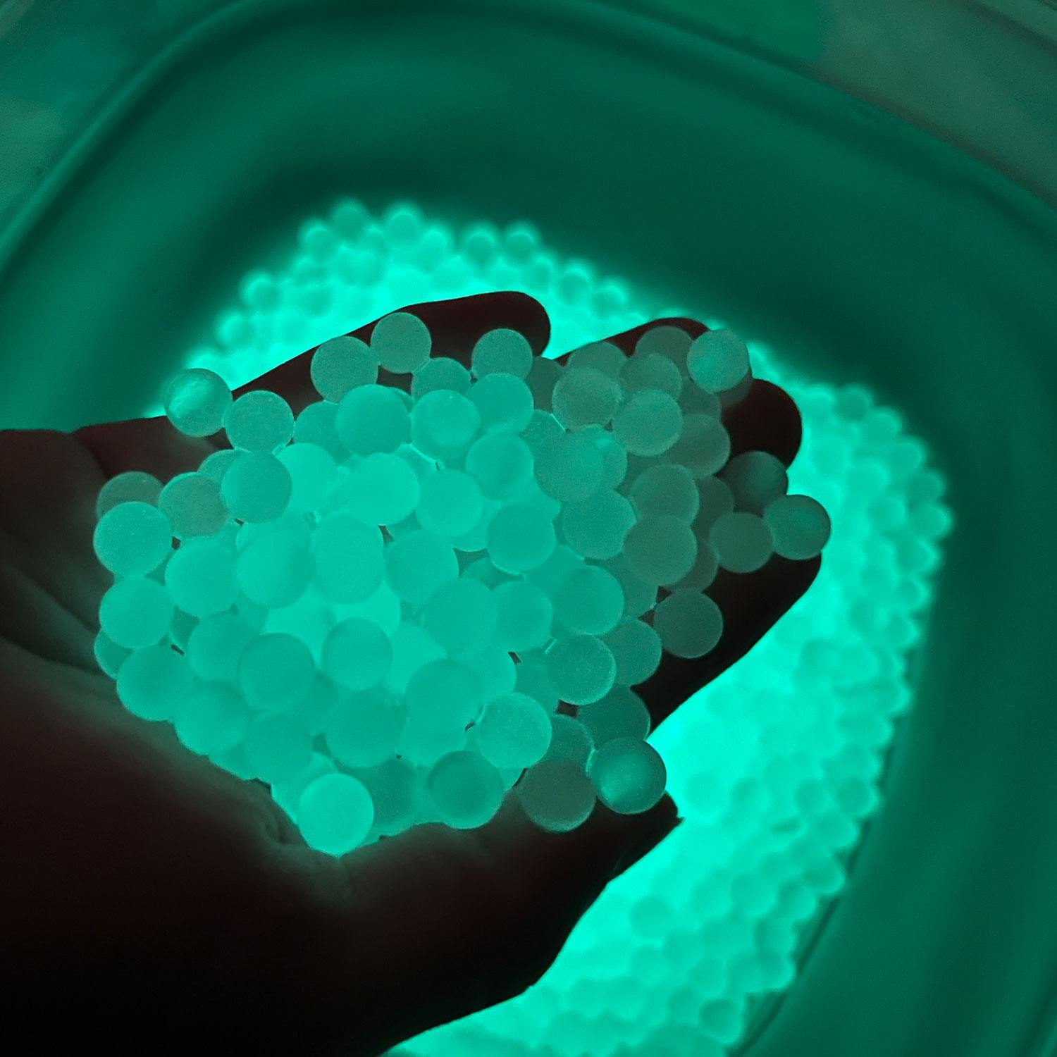 Glow-in-the-dark ammunition