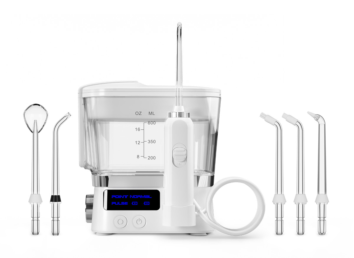 TrueLife AquaFloss Station F300 – Výkonná ústní sprcha s dobíjecí baterií, kterou si vezmete kamkoliv