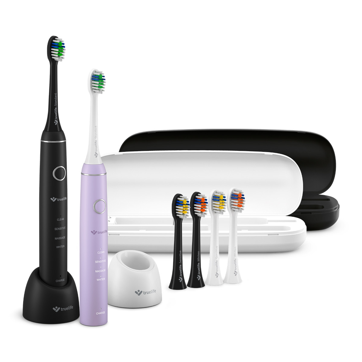 Truelife SonicBrush Compact Duo Black / Lavender - Levandulové a černé duo