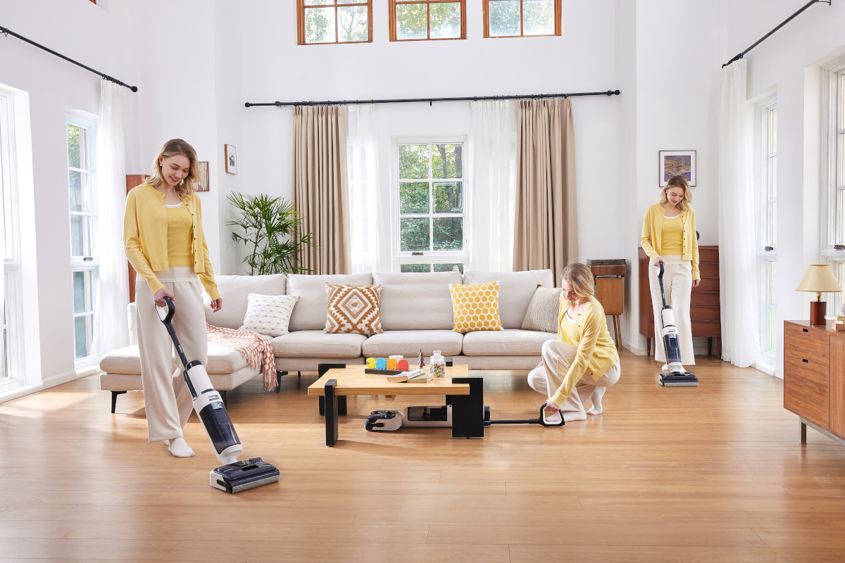 Up to 40 minutes of operation and 233 m<sup>2</sup> of cleaning per charge