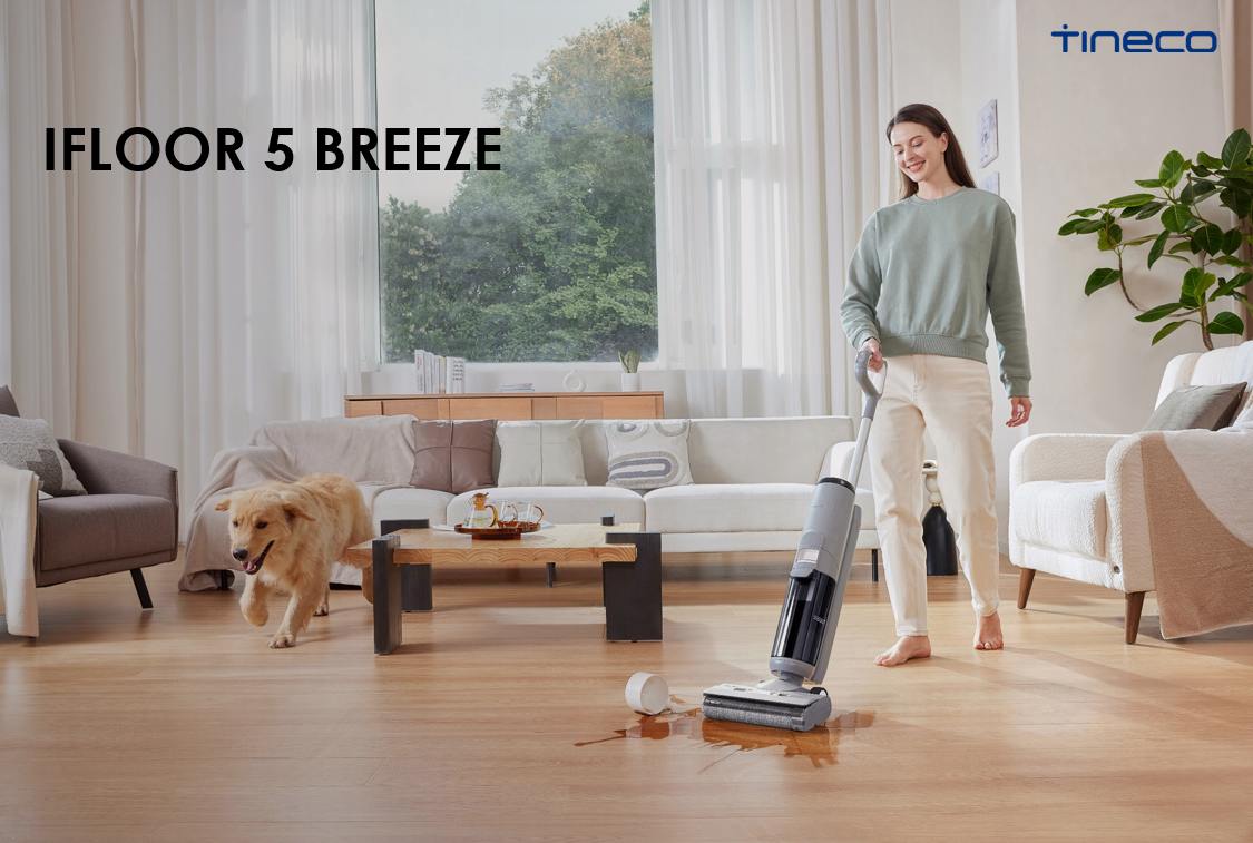 Tineco iFLOOR 5 Breeze – inteligentná podlahová umývačka na každý deň